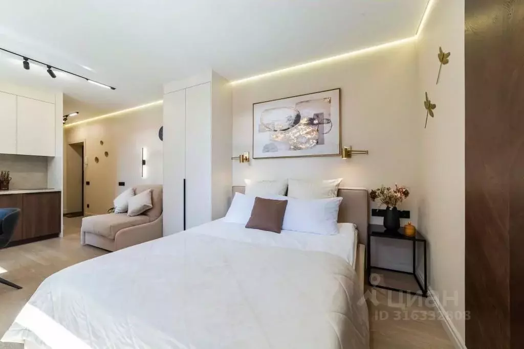 1-к кв. Татарстан, Казань ул. Чернышевского, 16 (32.0 м) - Фото 1