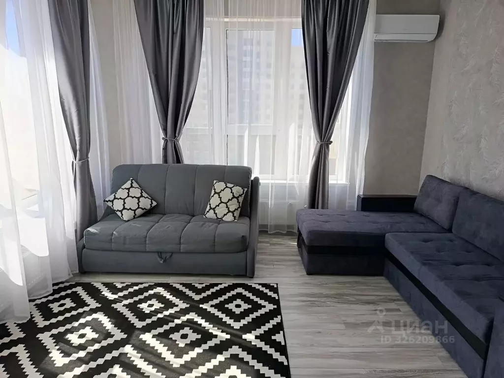 1-к кв. Крым, Симферопольский район, с. Мирное ул. Крымской Весны, 5к6 ... - Фото 2