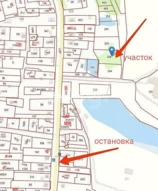 Участок в Одинцовский городской округ, деревня Асаково (24.6 м) - Фото 1