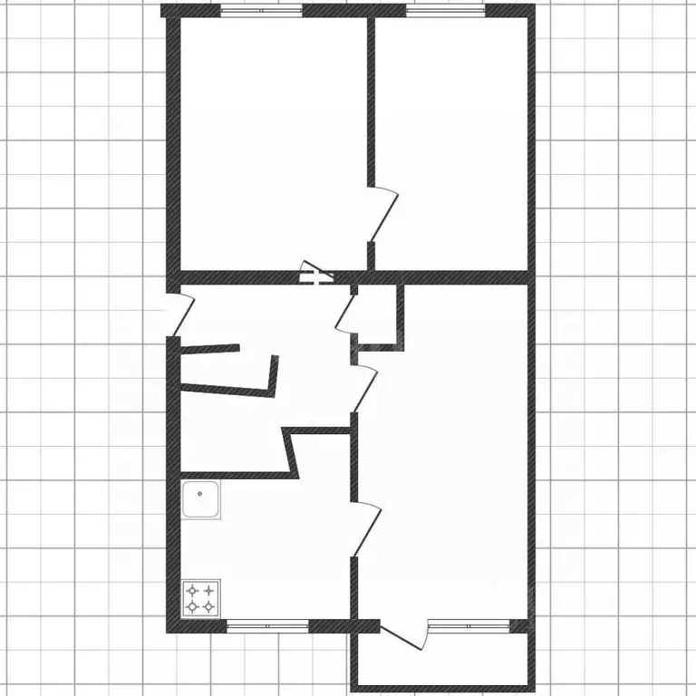3-к кв. Белгородская область, Шебекино ул. 50 лет Октября, 6 (62.8 м) - Фото 2