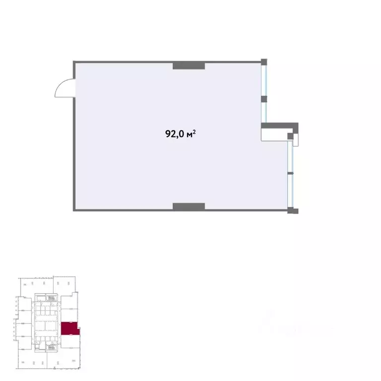 Офис в Москва Кинематографический кв-л,  (92 м) - Фото 2