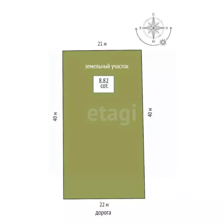 Участок в Тюменская область, Нижнетавдинский муниципальный округ, ... - Фото 2