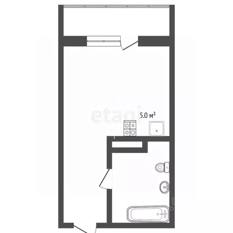 Студия Тюменская область, Тюмень Интернациональная ул., 199 (18.9 м) - Фото 2