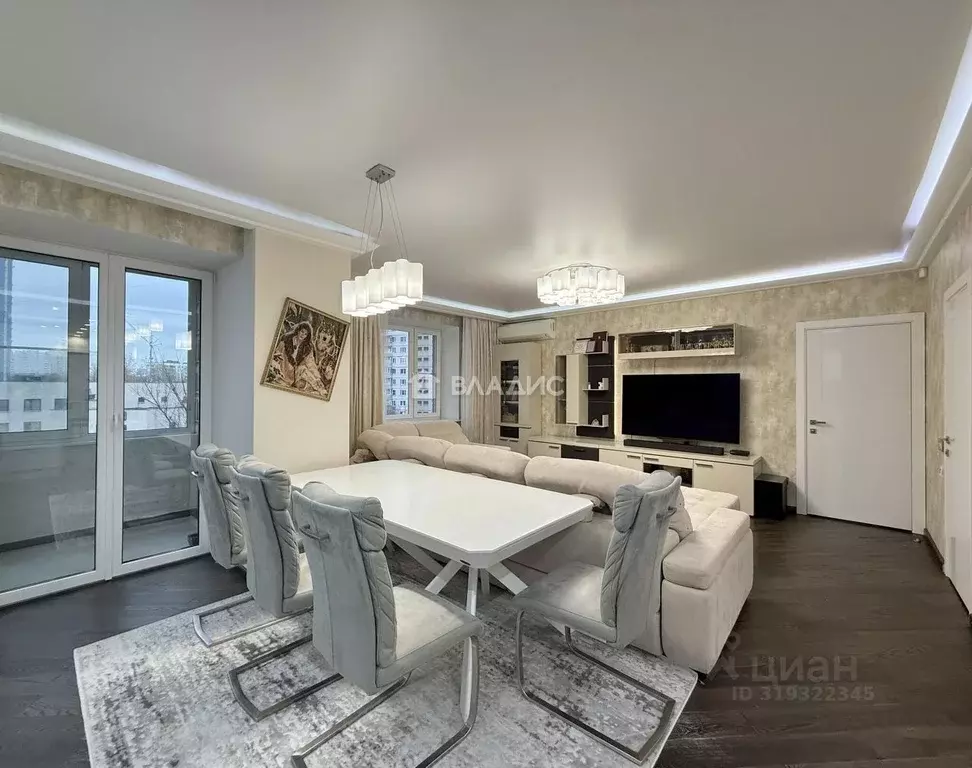 2-к кв. Москва ул. Полины Осипенко, 10к1 (73.1 м) - Фото 0