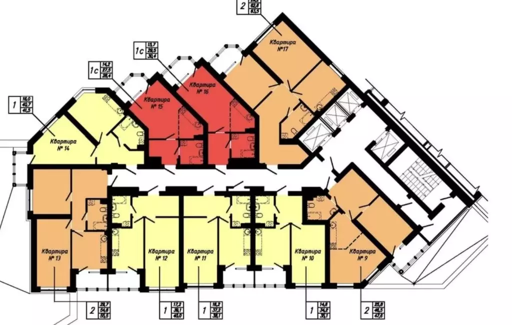 2-к кв. Свердловская область, Екатеринбург ул. Блюхера, 89 (47.6 м) - Фото 1