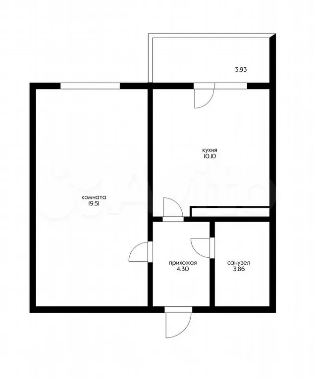 1-к. квартира, 40 м, 2/16 эт. - Фото 0