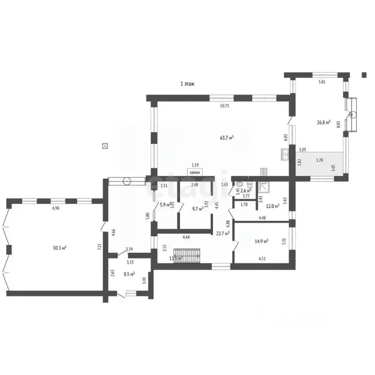 Дом в Тюменская область, Тюмень ул. Рабочей молодежи (372 м) - Фото 2