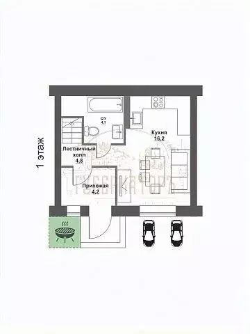 Таунхаус в Тверская область, Калининский муниципальный округ, д. ... - Фото 2