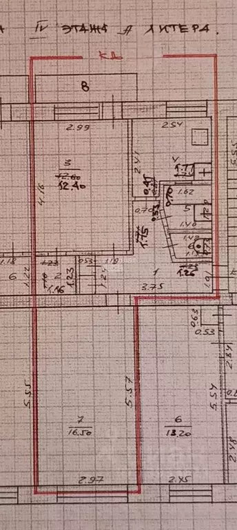 2-к кв. Чувашия, Чебоксары ул. Эльменя, 12 (45.3 м) - Фото 2