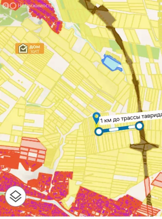 Участок в Симферопольский район, село Доброе (200 м) - Фото 1