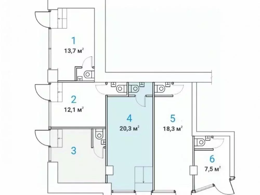 Торговая площадь в Москва просп. Мира, 97 (20 м) - Фото 1