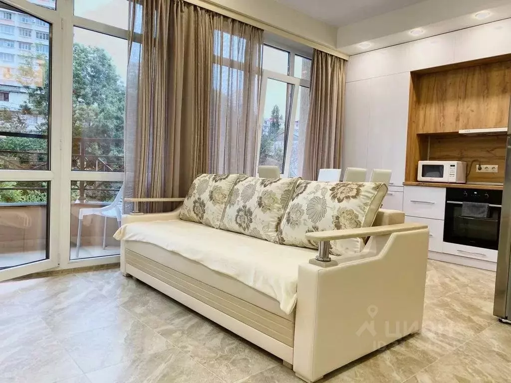 Студия Краснодарский край, Сочи Донская ул., 108А (36.0 м) - Фото 0