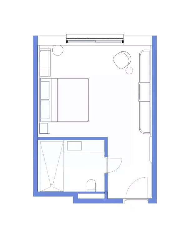 Студия Ставропольский край, Пятигорск ул. Леваневского, 3Д (21.7 м) - Фото 1