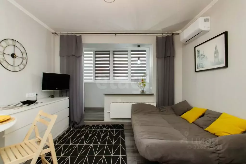 Студия Тюменская область, Тюмень ул. Константина Посьета, 11 (31.0 м) - Фото 0