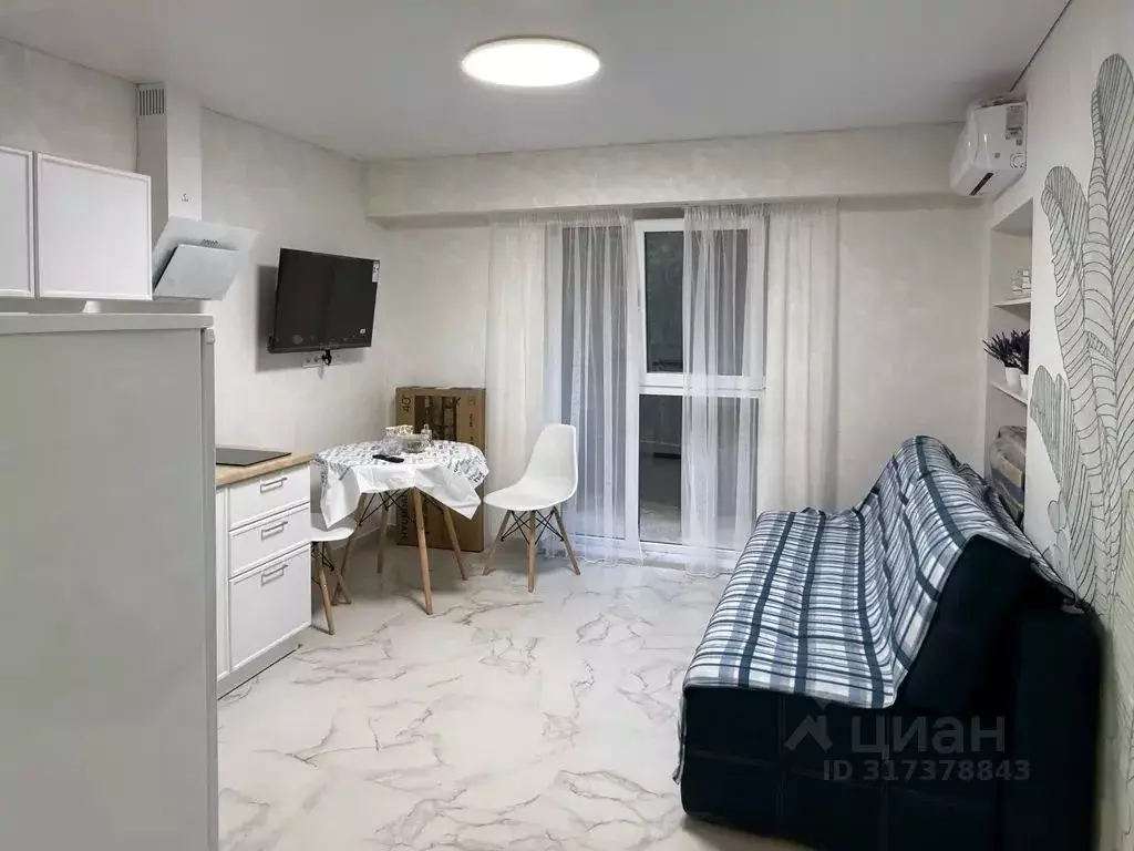 1-к кв. Краснодарский край, Сочи Мамайка мкр, ул. Крымская, 67/1 (23.0 ... - Фото 0