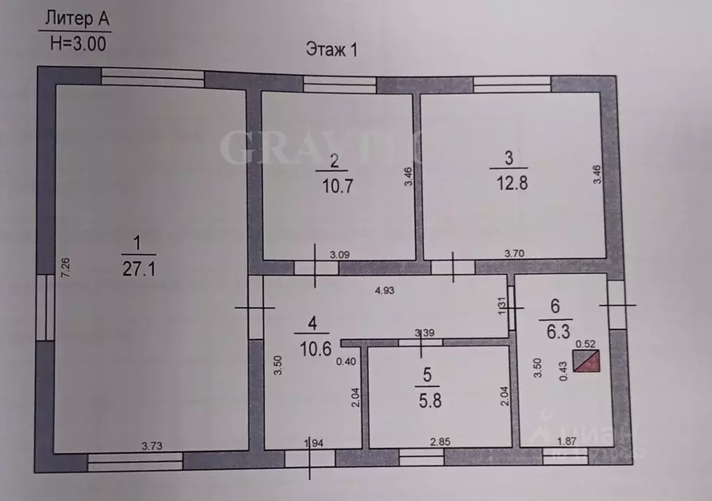 Дом в Алтай, Майминский район, с. Кызыл-Озек ул. Трудовая (79 м) - Фото 2