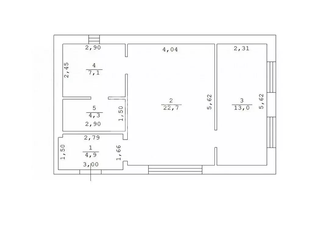 Дом в село Новая Отрадовка, СНТ Мариинка, 368 (54 м) - Фото 1