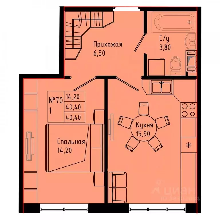 1-к кв. Ленинградская область, Коммунар г. Гатчинский муниципальный ... - Фото 1