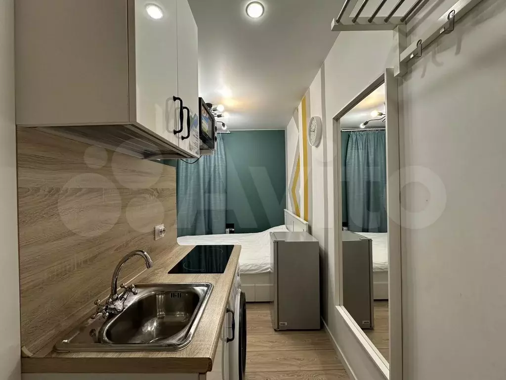 Апартаменты-студия, 14,6 м, 1/5 эт. - Фото 0