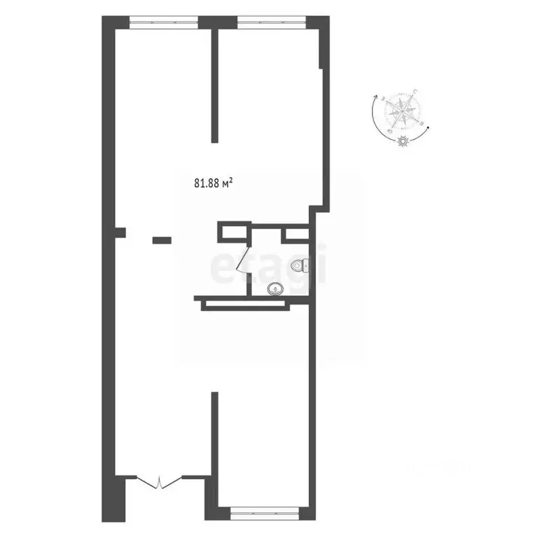 Торговая площадь в Тюменская область, Тюмень ул. Андрея Кореневского, ... - Фото 2