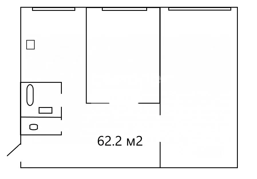 2-к кв. Москва Новолесная ул., 7/11 (62.2 м) - Фото 2