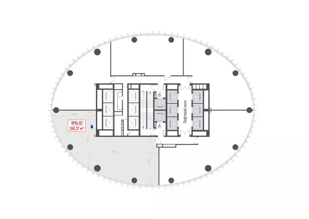 Офис (268.4 м) - Фото 2