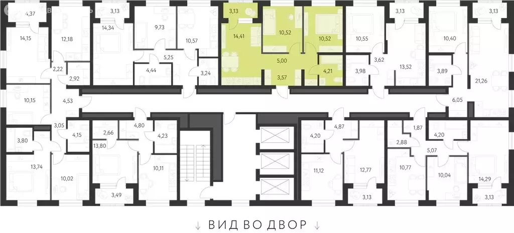 2-комнатная квартира: Екатеринбург, микрорайон Академический, 3-й ... - Фото 2