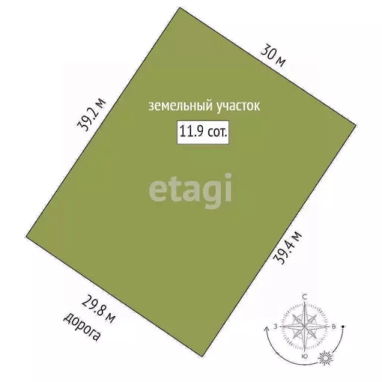 Участок в Ростовская область, Азов Азовский район,  (11.83 сот.) - Фото 2