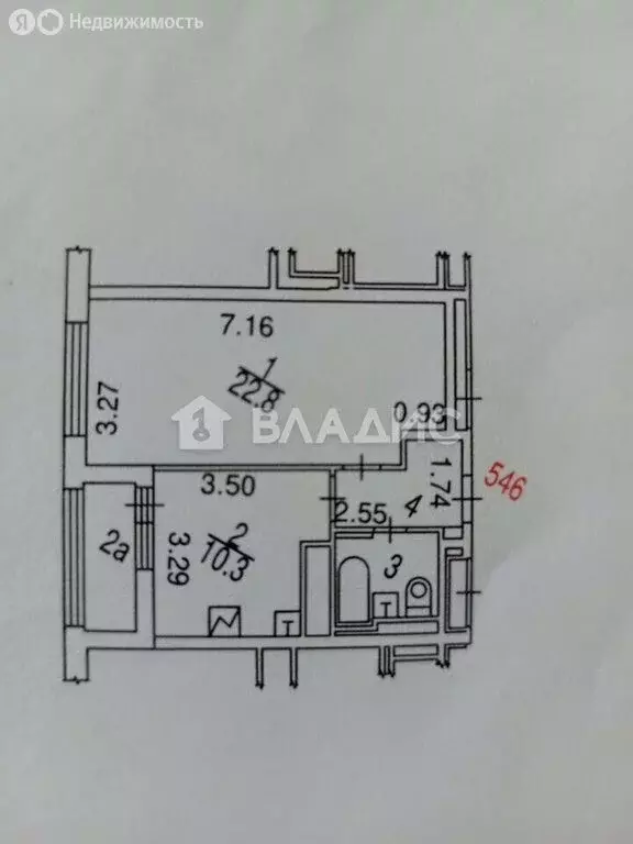 1-комнатная квартира: Москва, улица Нижняя Хохловка, 8 (40.1 м) - Фото 0