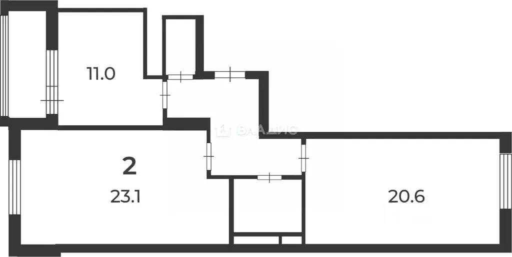 2-к кв. Москва Фестивальная ул., 15К2 (68.6 м) - Фото 1