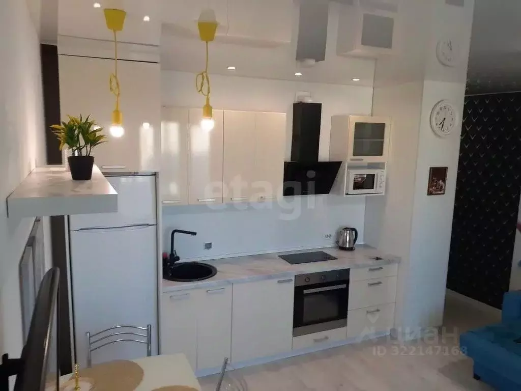 Студия Тюменская область, Тюмень ул. Дмитрия Менделеева, 16 (30.1 м) - Фото 2