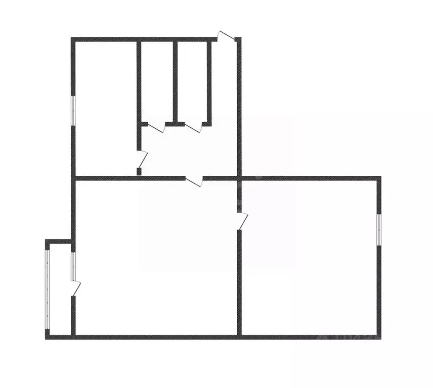 2-к кв. Курская область, Курск ул. Серегина, 23 (43.4 м) - Фото 1