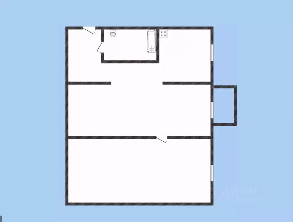 2-к кв. Иркутская область, Ангарск 86-й кв-л, 5 (44.7 м) - Фото 0
