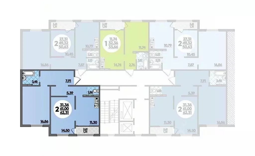 2-к кв. Краснодарский край, Краснодар ул. Имени 75-летия Победы, ... - Фото 1