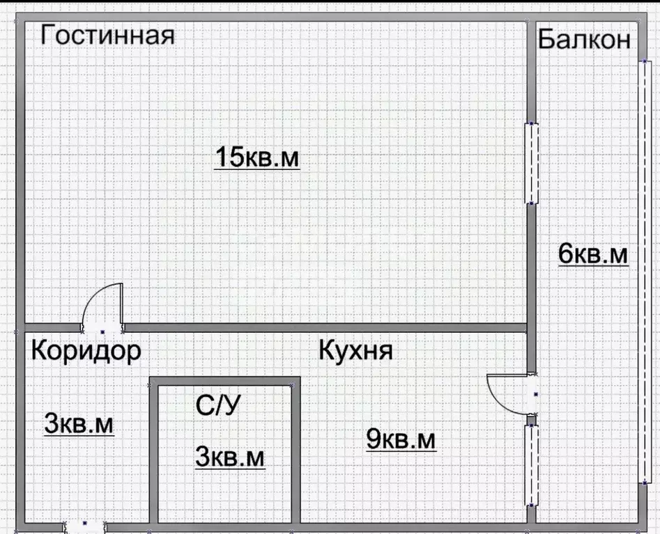 1-к кв. Дагестан, Дербент просп. Агасиева, 16 (32.0 м) - Фото 2