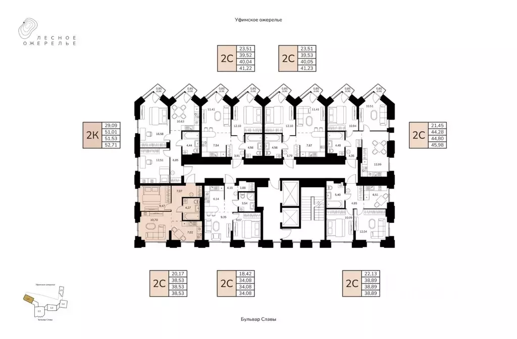 2-к кв. Башкортостан, Уфа ул. Чудинова (38.53 м) - Фото 2