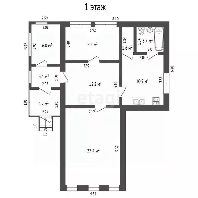 Дом в Мордовия, Лямбирский район, Саловское с/пос, с. Саловка ул. ... - Фото 1