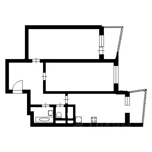 2-к кв. Москва ул. Академика Янгеля, 2 (65.0 м) - Фото 2