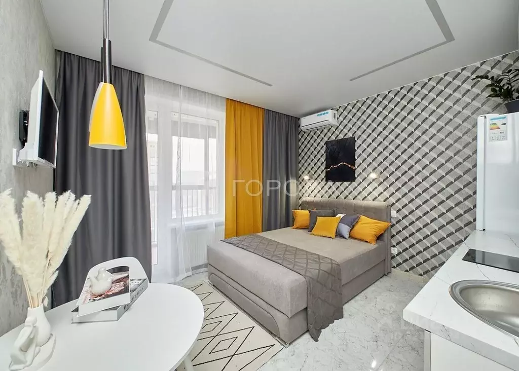 Студия Новосибирская область, Новосибирск Закаменский мкр, 22 (28.0 м) - Фото 0