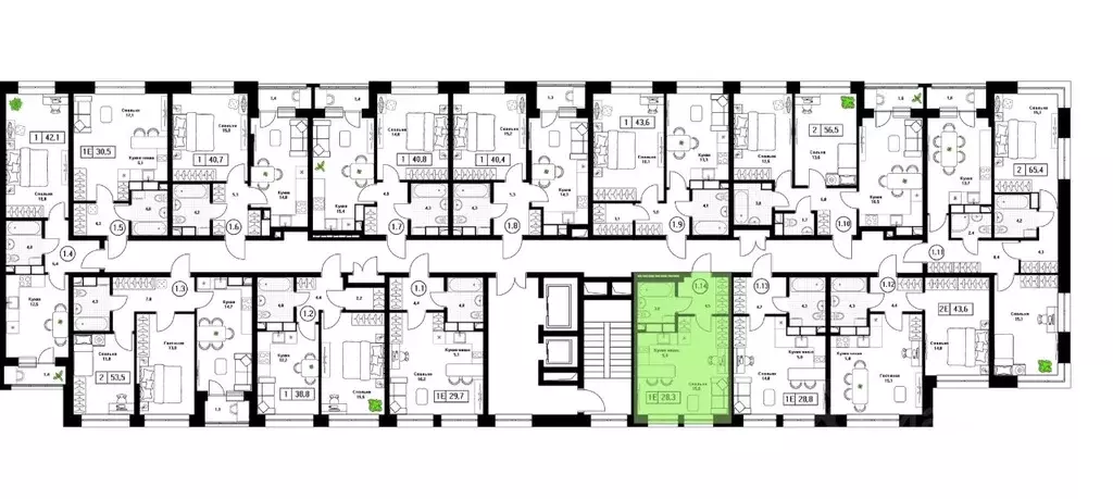 Студия Московская область, Пушкино Пушкино Град жилой комплекс, к2 ... - Фото 2