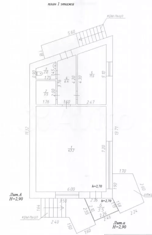 Продам габ на первой линии, 200,4м - Фото 0