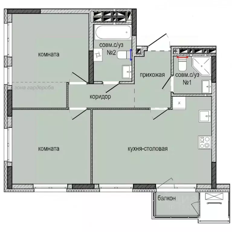 2-к кв. Удмуртия, Ижевск Культбаза жилрайон, 8-й мкр, Ежевика жилой ... - Фото 0