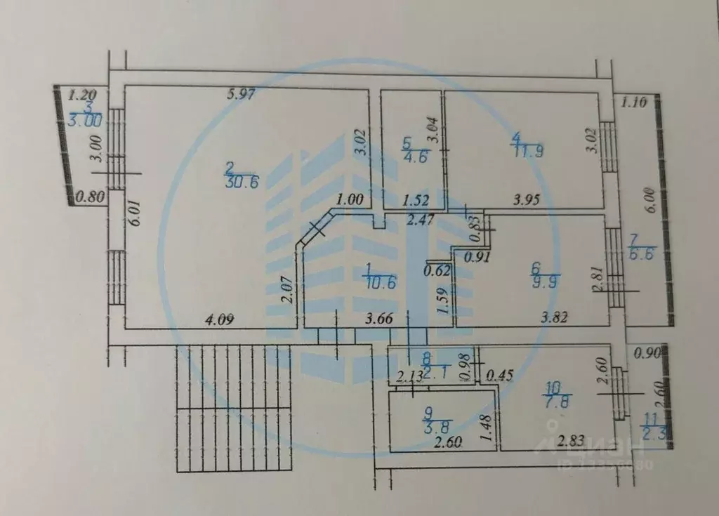 3-к кв. Ставропольский край, Ессентуки ул. Ермолова, 147 (87.3 м) - Фото 1