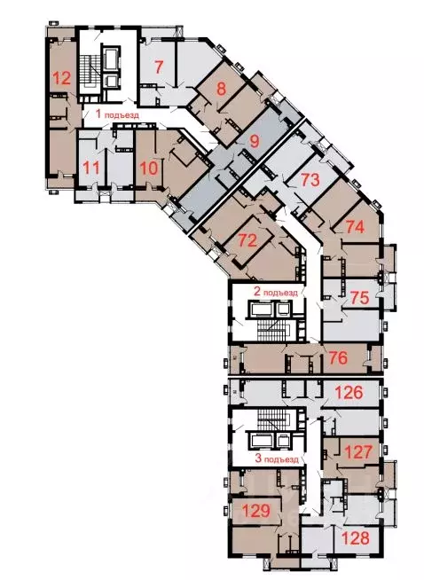 2-к кв. Ставропольский край, Пятигорск Скачки мкр,  (62.65 м) - Фото 1
