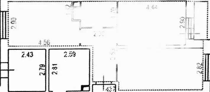 2-комнатная квартира: Люберцы, микрорайон Зенино ЖК Самолёт, ... - Фото 2