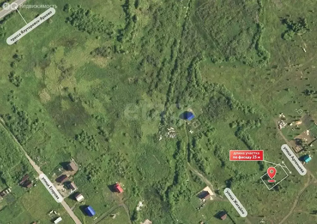 Участок в Ялуторовск, улица Артемьева (10 м) - Фото 2