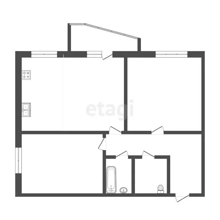 2-комнатная квартира: Саранск, Кочкуровская улица, 3 (69.4 м) - Фото 1
