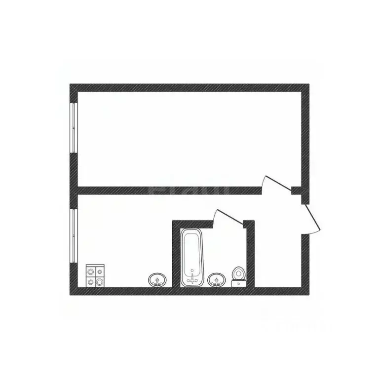 1-к кв. Алтайский край, Бийск ул. Ильи Мухачева, 133 (29.8 м) - Фото 2