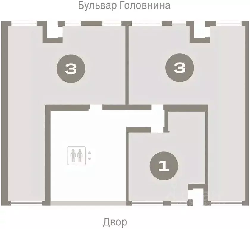 3-к кв. Санкт-Петербург Северный Ветер жилой комплекс (94.53 м) - Фото 1