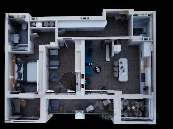 Свободной планировки кв. Волгоградская область, Волгоград Бакинская ... - Фото 2